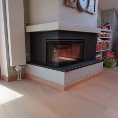 Insert à bois en coin à Namur