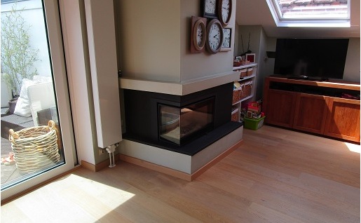 Insert à bois en coin à Namur