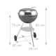 DAN-COOK 1000 Barbecue Inox/Aluminium