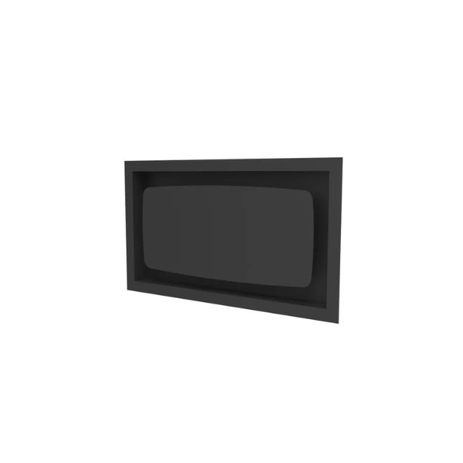 Grille airclips 280cm² Noire 440*250mm