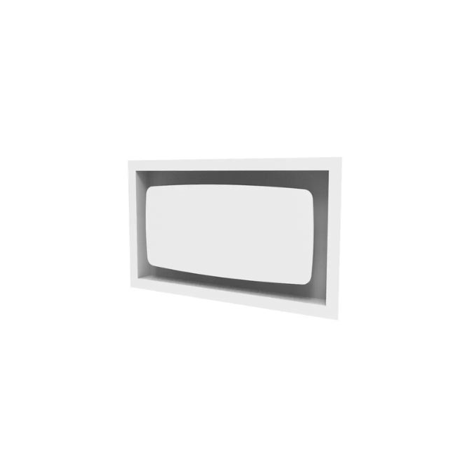 Grille airclips 280cm² Blanche 440*250mm