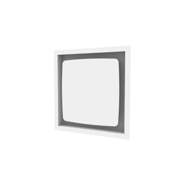 Grille Airclips 280cm² C Blanc 370*370mm