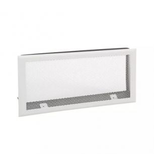 Grille 35x20 precadre BLANC + filtre anti vision (015.OBT35.20)