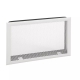 Grille 33x25 precadre BLANC