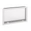 Grille 33x25 precadre BLANC