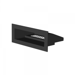 Grille déflecteur 800x130 noire g