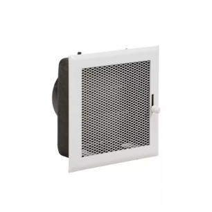 Grille 16x16 clapet 125 BLANC