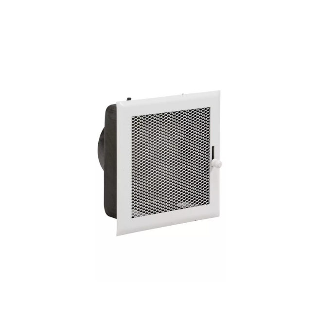 Grille 16x16 clapet 125 BLANC