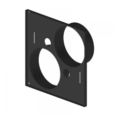 Porte-buselot pour grille Airclips buselotC 2x150