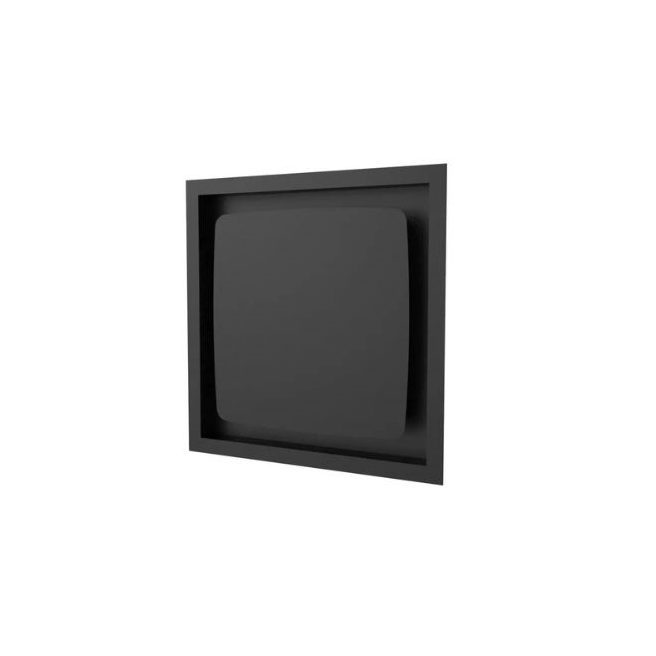 Grille Airclips 280cm² C Noir 370*370mm