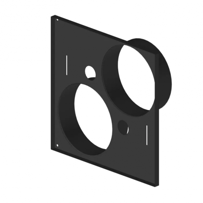 Porte-buselot pour grille Airclips buselot 2x125