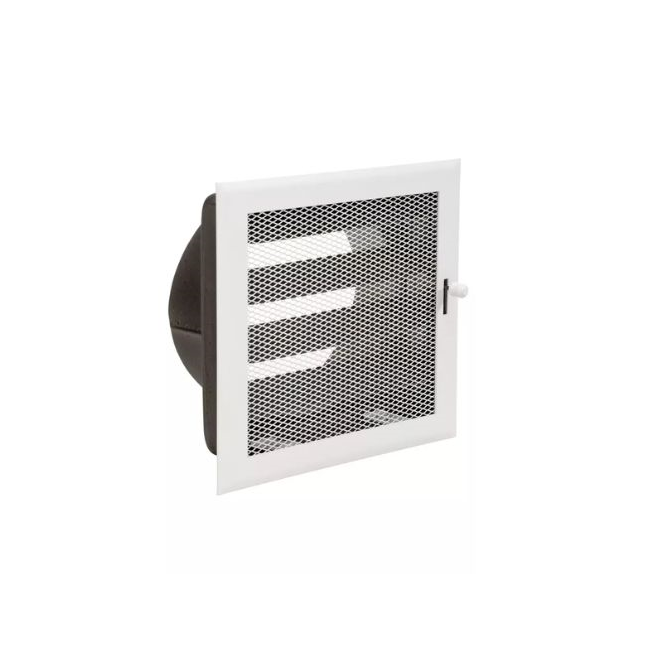 Grille 20/20 clapet blanc dia 150
