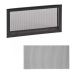Grille 35x20 precadre NOIR + filtre anti vision 015.OBT35.20