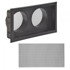 Grille 35x20 buselot125 NOIR