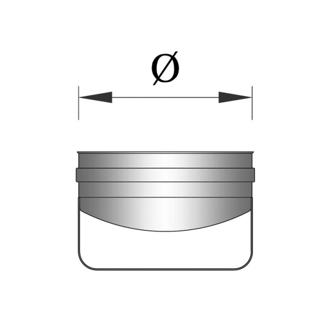 Bouchon sans Purge Simple Paroi Inox