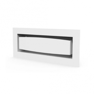 Grille airclips 18/7 blanc