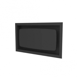 Grille airclips 350cm² Noire 440*250mm