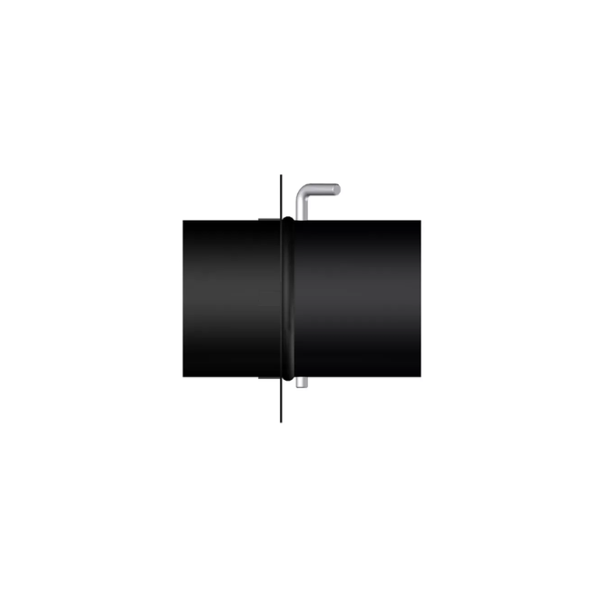 Manchon clapet noir d125