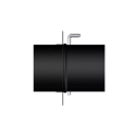 Manchon clapet noir d125