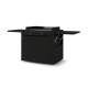 Forge Adour Chariot acier noir pour plancha Modern 60
