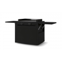 Forge Adour Chariot acier noir pour plancha Modern 60
