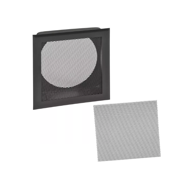 Grille 20/20 precadre NOIR + filtre anti-vision 015.obt200