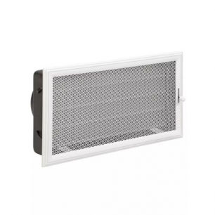 Grille 35x20 buselot150 BLANC + clapet