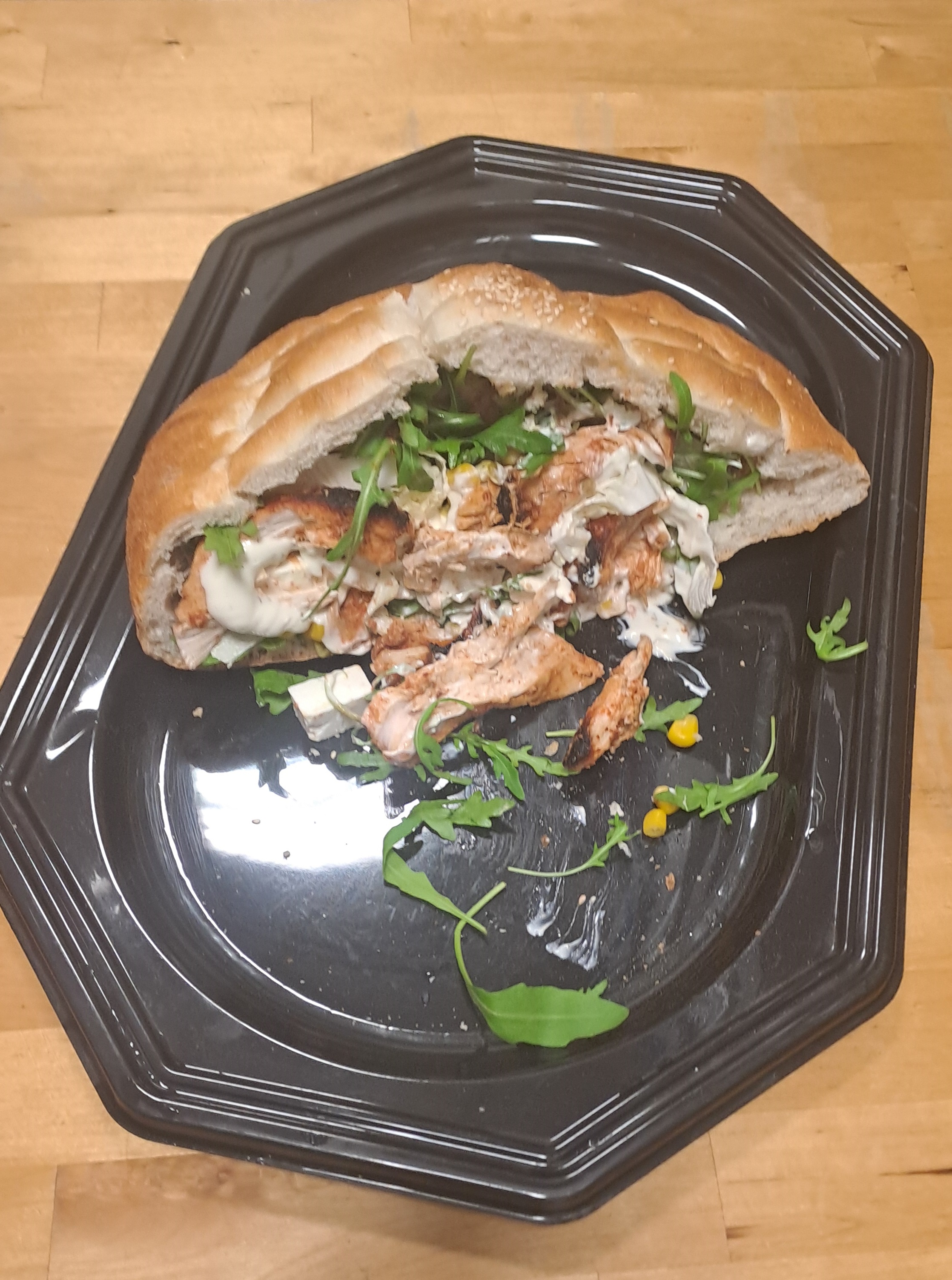 Poulet mariné kebab
